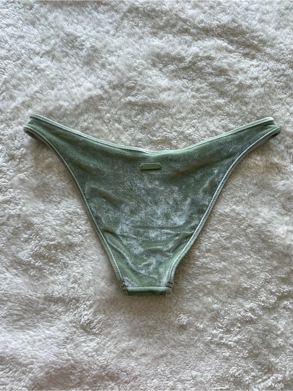 Triangl Aimee Velvet Bikini Top XL Bottom S